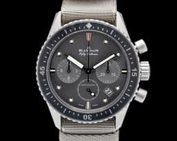 Fifty Fathoms Bathyscaphe Flyback Chronograph Ti Anthracite Dial