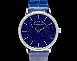 Saxonia Thin 18K White Gold Blue Dial 2024