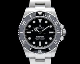 Submariner 124060 No Date 41 SS Black Dial