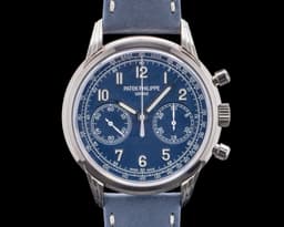 Chronograph 5172G 18K White Gold Blue Dial