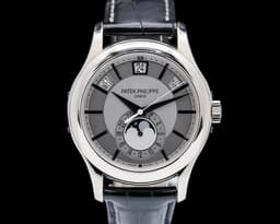 Annual Calendar 5205G 18K White Gold Silver Dial