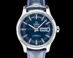 De Ville Hour Vision Master Chronometer Annual Calendar SS Blue Dial