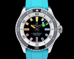 SuperOcean Automatic 42 SS Black "Rainbow" Dial