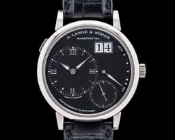 Grand Lange 1 117.028 18K White Gold Black Dial