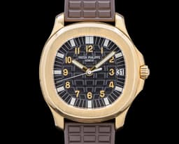 Aquanaut Jumbo 5065J 18K Yellow Gold Black Dial