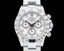 Daytona 116520 SS White Dial