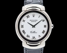 Cellini 18K WG Quartz White Dial