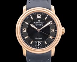 Aqualung Big Date 18K Rose Gold Black Dial