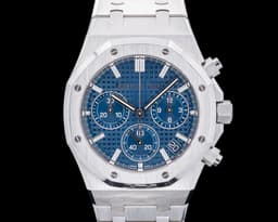 Royal Oak Chronograph "50th Anniversary" SS Blue Dial