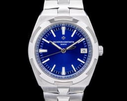 Overseas 4500v Automatic 41mm Blue Dial SS FULL SET