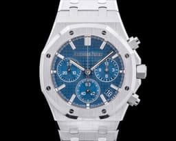 Royal Oak Chronograph 41 SS Blue Dial