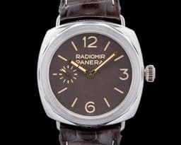 Radiomir Platino SS Brown Dial