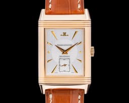 Reverso Art Deco 18K Rose Gold Skeleton Duoface