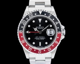 GMT Master II 16710 SS "Coke" Black Dial