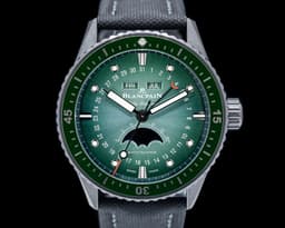 Bathyscaphe Quantième Complet Phases de Lune Green Dial 2024