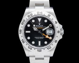 Explorer II 216570 SS Black Dial