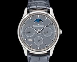 Master Ultra Thin Perpetual Calendar 18k White Gold BOUTIQUE EXCLUSIVE