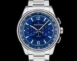 Polaris Chronograph SS Blue Dial