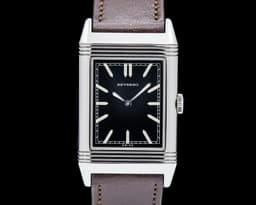 Grande Reverso Tribute to 1931 Ultra Thin SS Black Dial