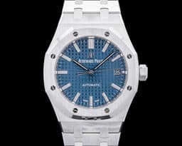 Royal Oak 15450ST SS Blue Dial