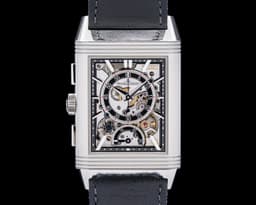 Reverso Tribute Chronograph SS Blue Dial 2024