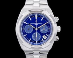 Overseas 5520V Chronograph SS Blue Dial 2024