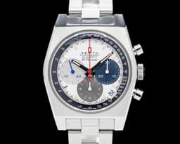 Chronomaster Revival "Shark Tooth" A3817 SS White Dial