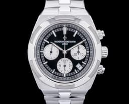 Overseas Chronograph SS Black Dial