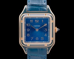 Santos Dumont 18K Rose Gold Blue Dial 2024 LIMITED