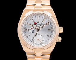 Overseas Dual Time 7900V 18K Rose Gold Silver Dial 2024