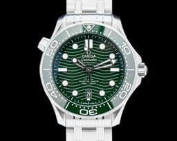 Seamaster Diver 300M Co-Axial Master Chronometer SS Green Dial