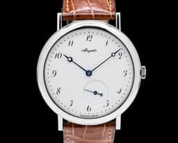 Classique 5140 18K White Gold Enamel Dial