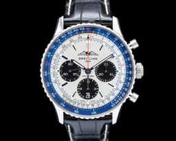 Navitimer B01 Chronograph 43 SS Silver Dial