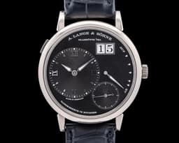 Grand Lange 1 117.028 18K White Gold Black Dial