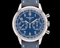 Chronograph 5172G 18K White Gold Blue Dial