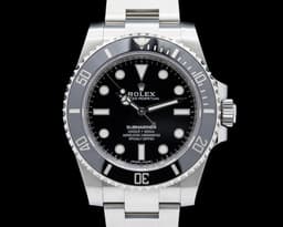 Submariner 114060 No Date Ceramic Bezel SS Black Dial