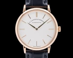 Saxonia Thin Manual Wind 18K Rose Gold Silver Dial 2025