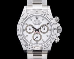 Daytona 116520 SS White Dial