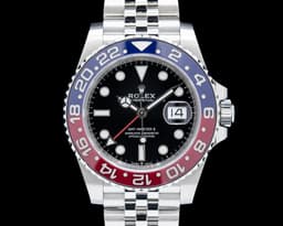 GMT Master II Ceramic 126710 "Pepsi" SS Jubilee Black Dial