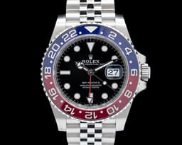 GMT Master II Ceramic 126710 "Pepsi" SS Black Dial