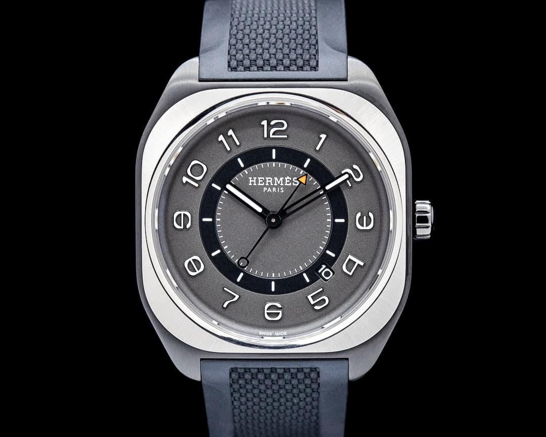 Hermes H08 DLC Titanium Gray Dial