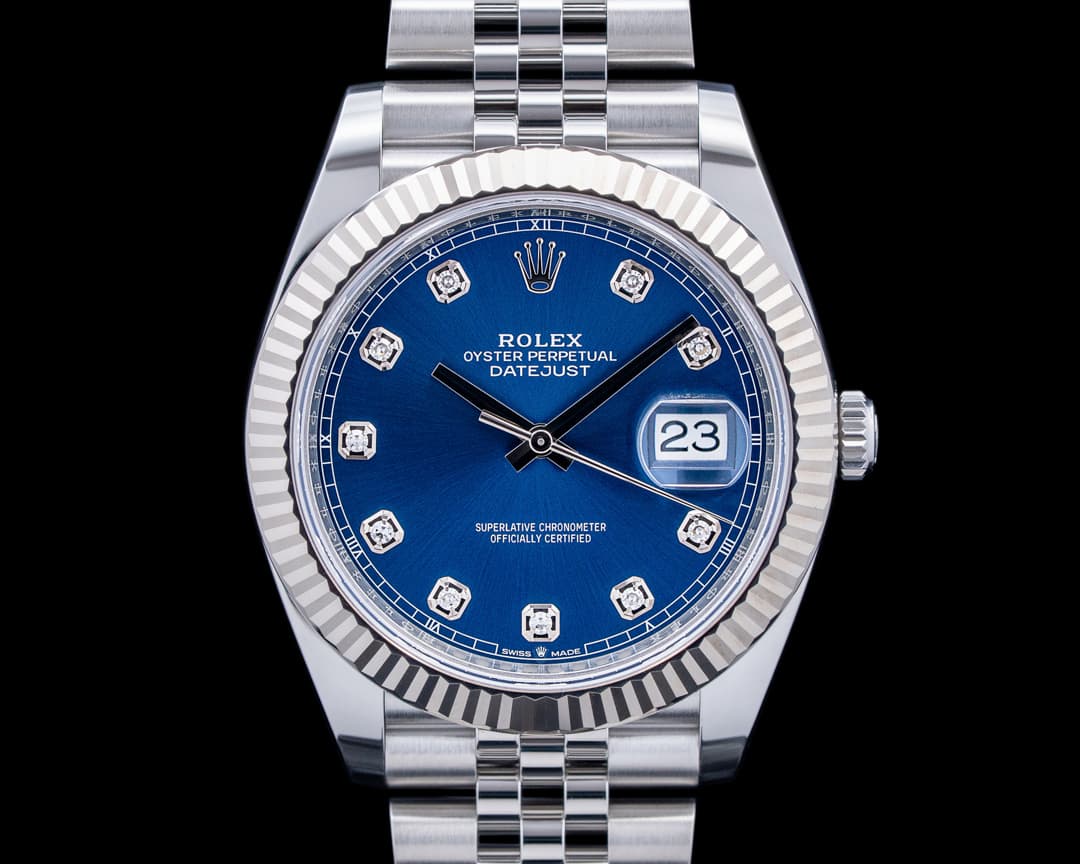 Rolex 126334 Datejust 41 Jubilee SS Blue Diamond Dial 2026