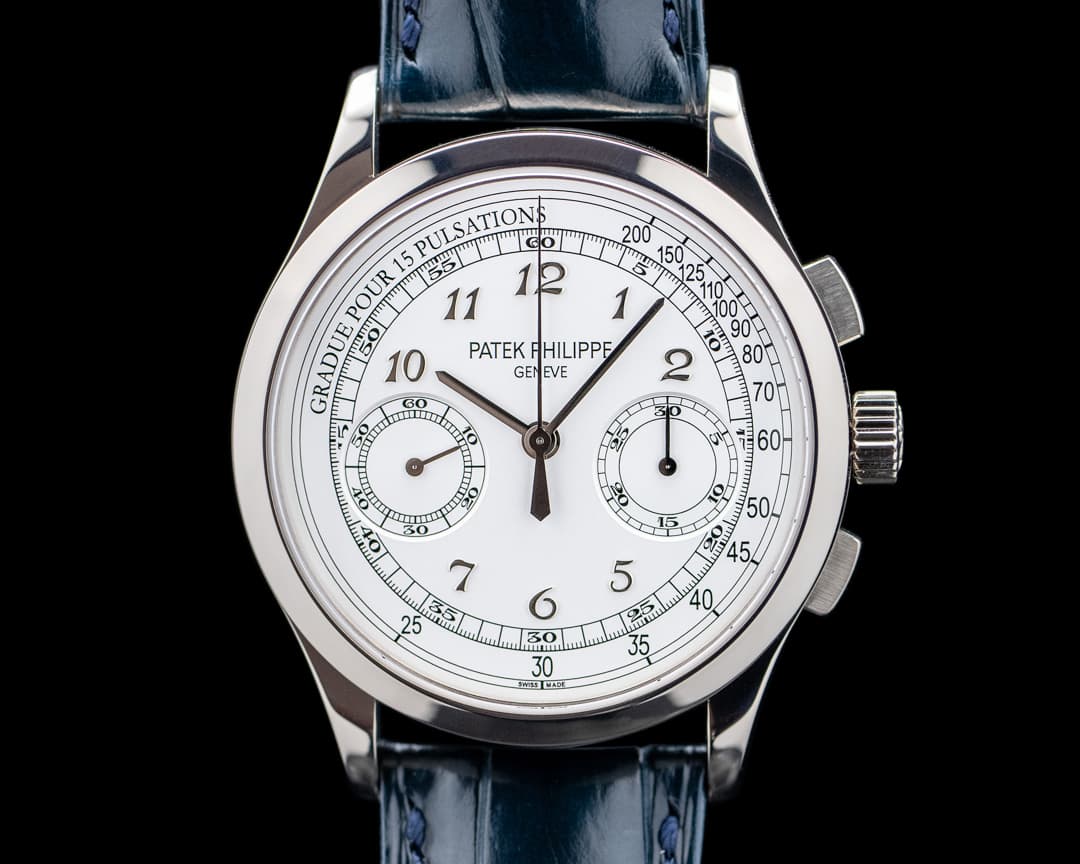 Patek Philippe 5170G Chronograph 18K White Gold Silver Dial