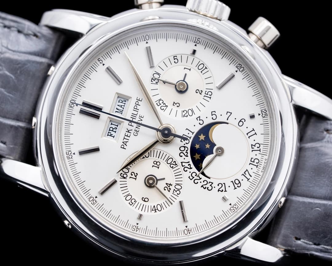 Featured image for Patek Philippe ref. 3970P Perpetual Calendar Chronograph Platinum Second Series Review