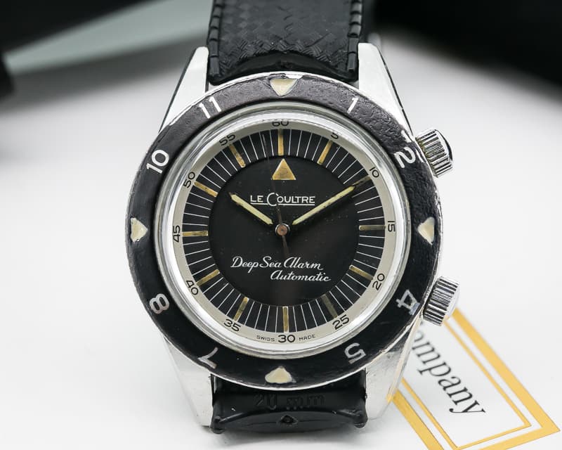 Jaeger LeCoultre Vintage Deep Sea Alarm SS US Edition Circa 1962 RARE