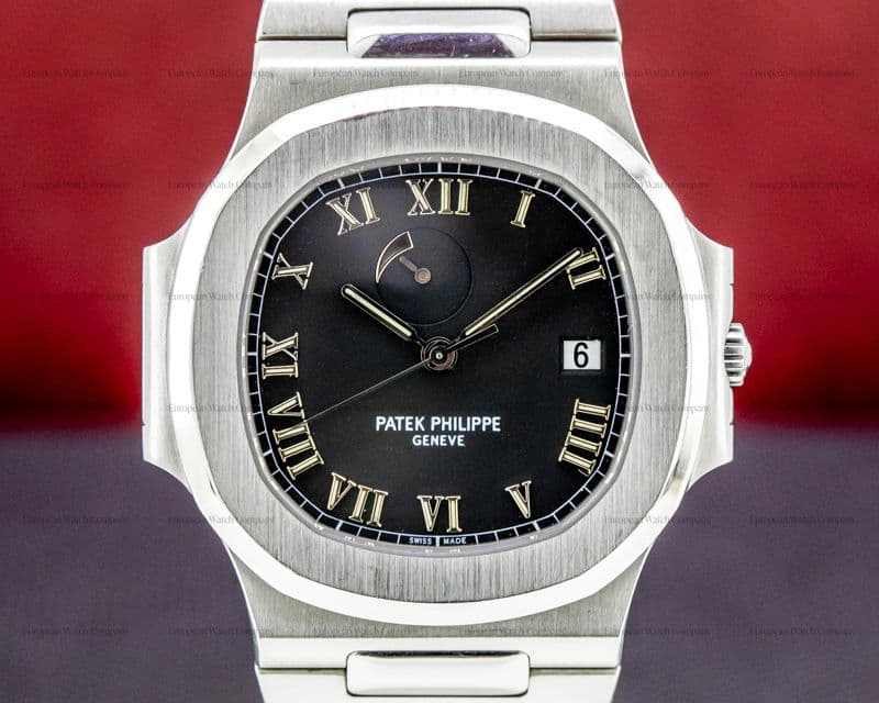 Patek Philippe Nautilus 3710 "Comet" SS / SS Black Dial VERY SHARP
