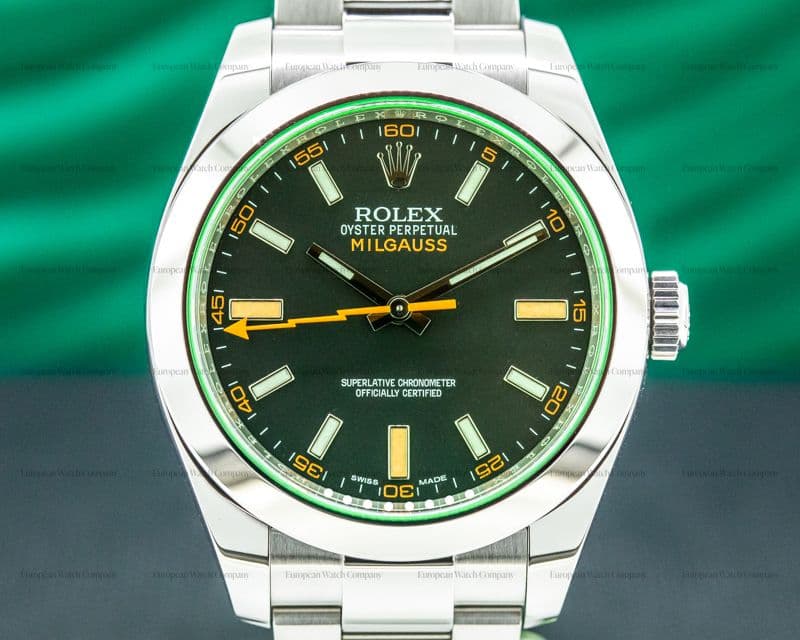 Rolex Milgauss 116400GV Green Crystal Edition 2020