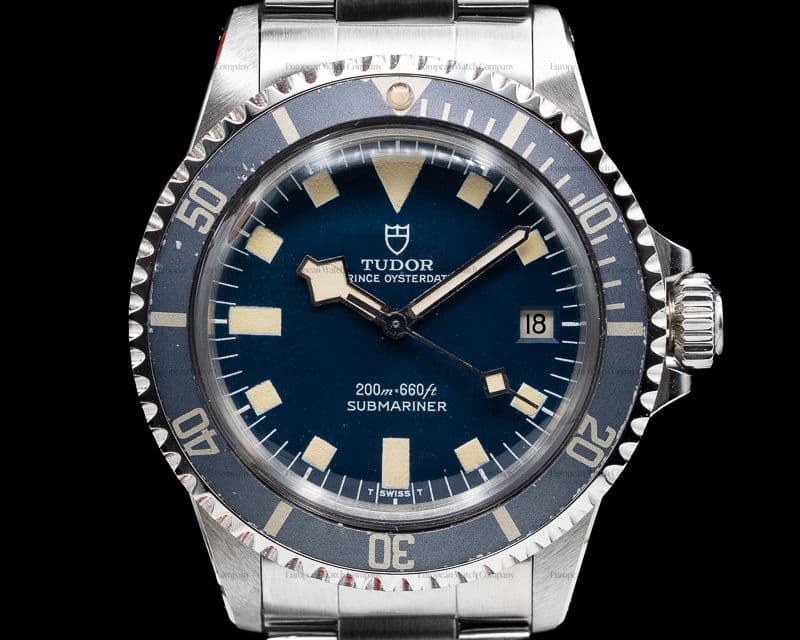 Tudor Vintage Snowflake Submariner Blue Dial PERFECT PATINA c. 1976