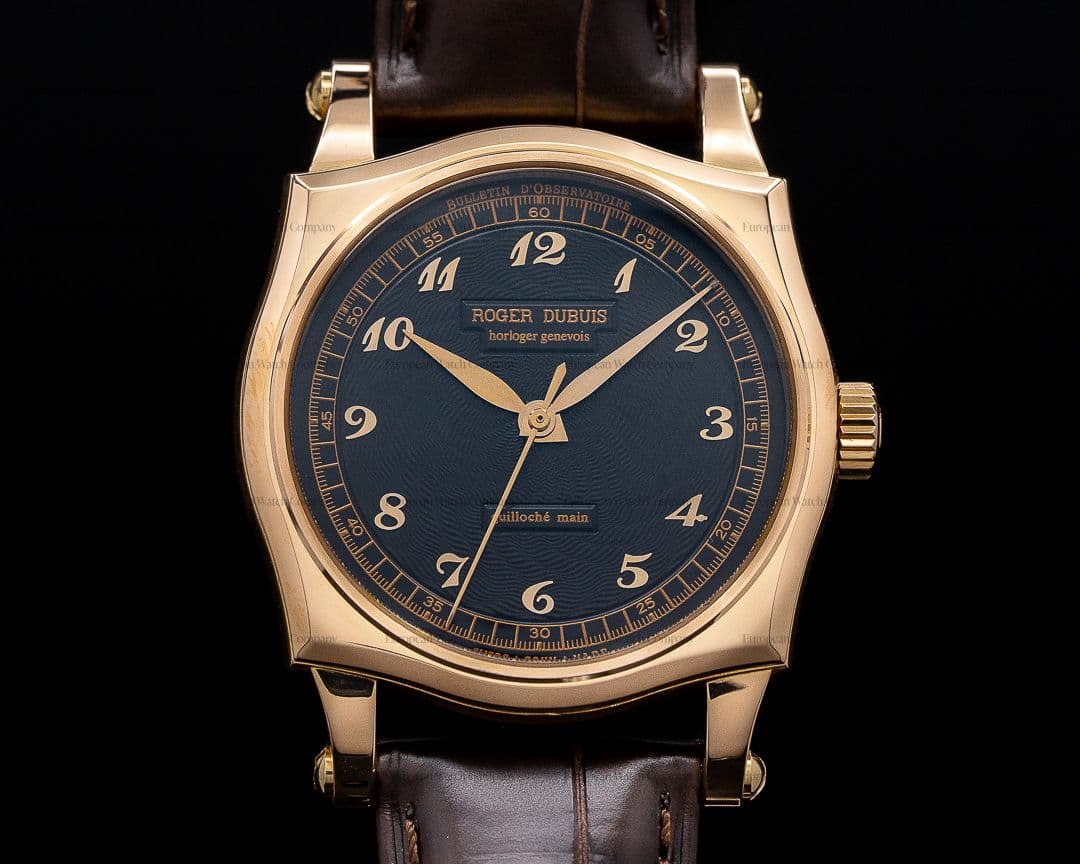 Roger Dubuis Sympathie S37 Guilloche Main 18K Rose Gold