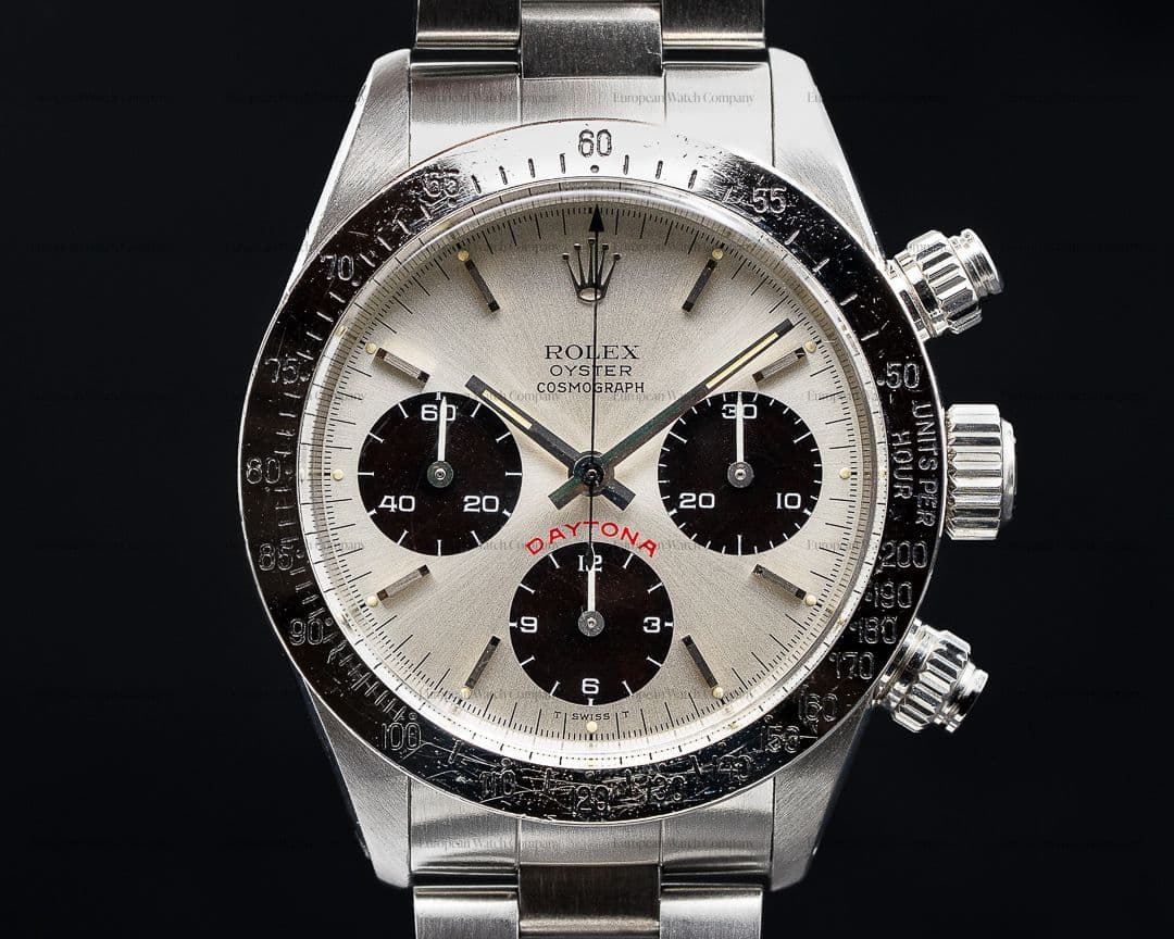 Rolex Daytona Cosmograph 6265 "Big Red" Panda Dial Circa 1986 FULL SET SHARP